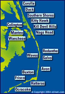 [map of the outerbanks]